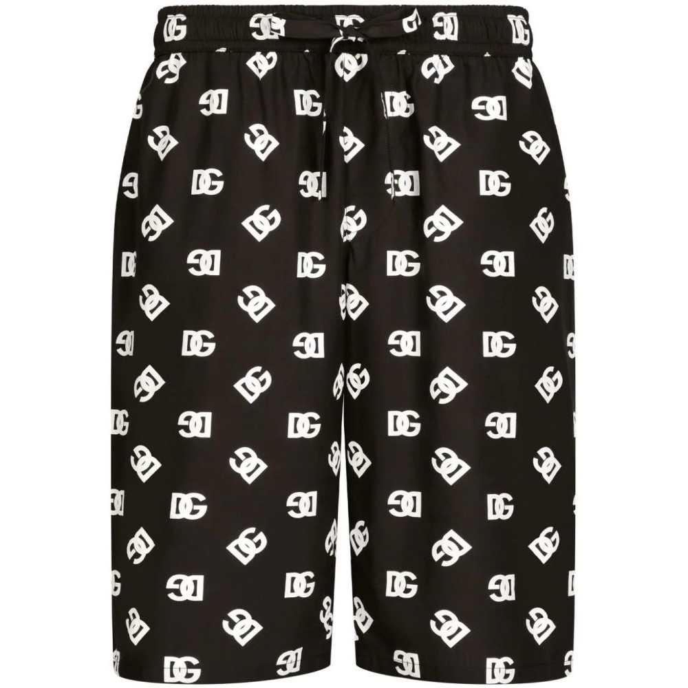 Men's 'Monogram Print' Bermuda Shorts