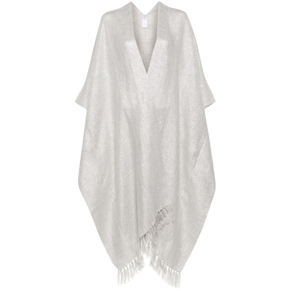 'Fringed' Cape-Poncho für Damen