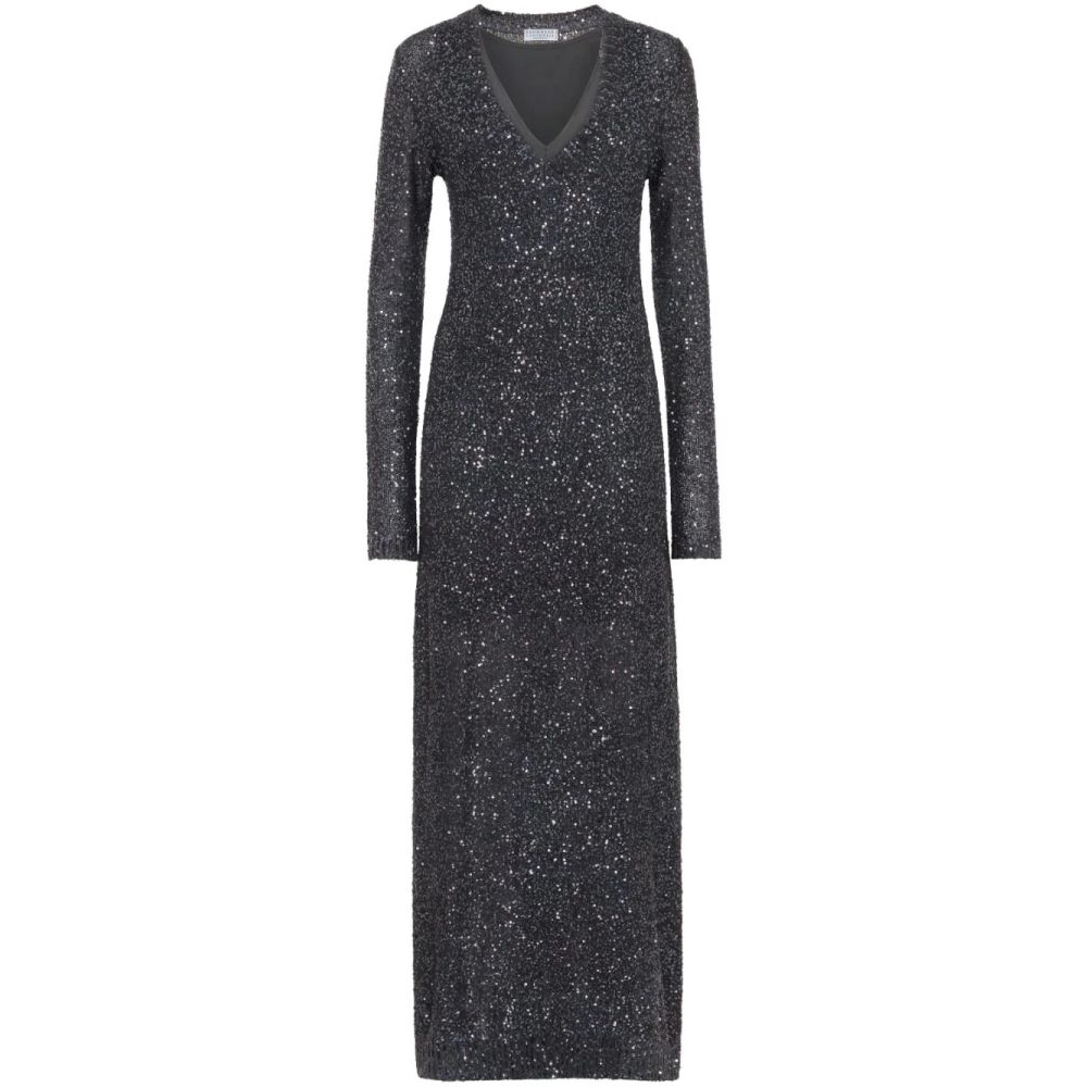 Robe maxi 'Sequin-Embellished' pour Femmes