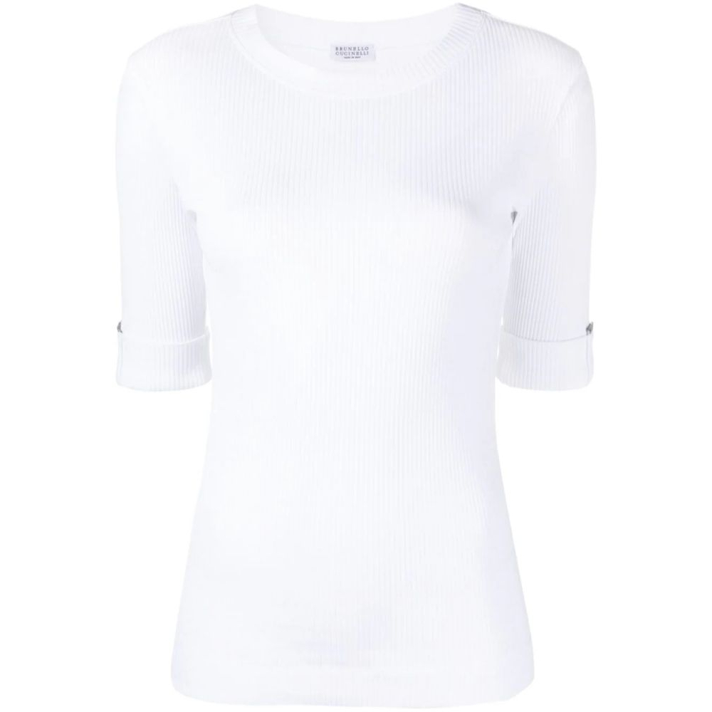 Women's 'Ribbed' Short sleeve Top