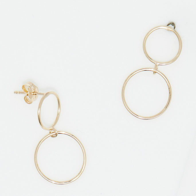 'Duo Cerclés' Ohrringe für Damen