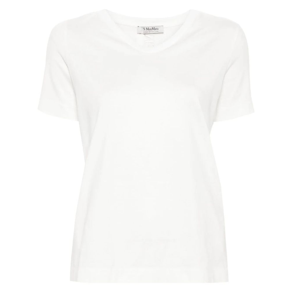 T-shirt 'Embroidered-Logo' pour Femmes