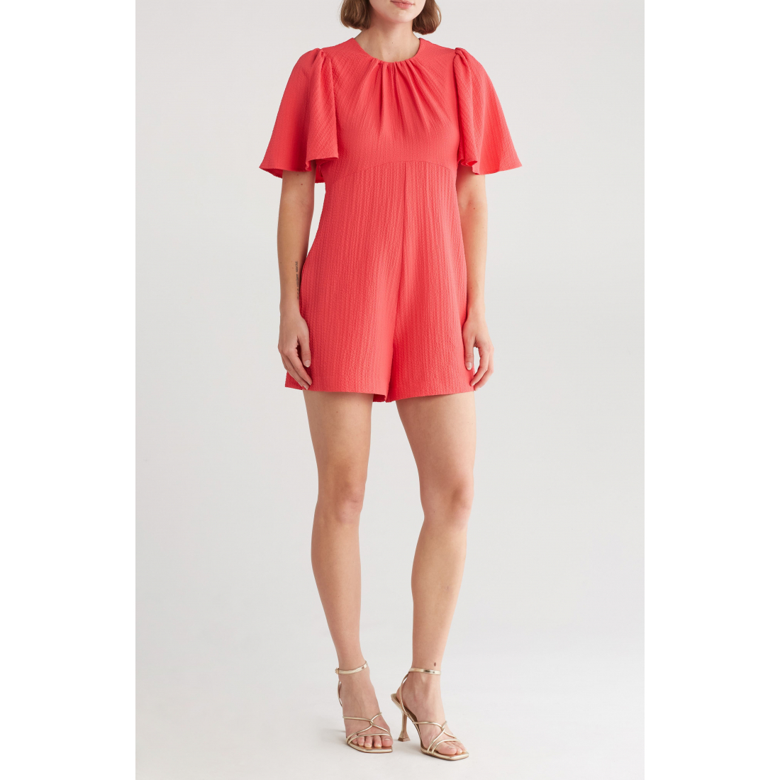 Women's 'Flutter Sleeve' Romper