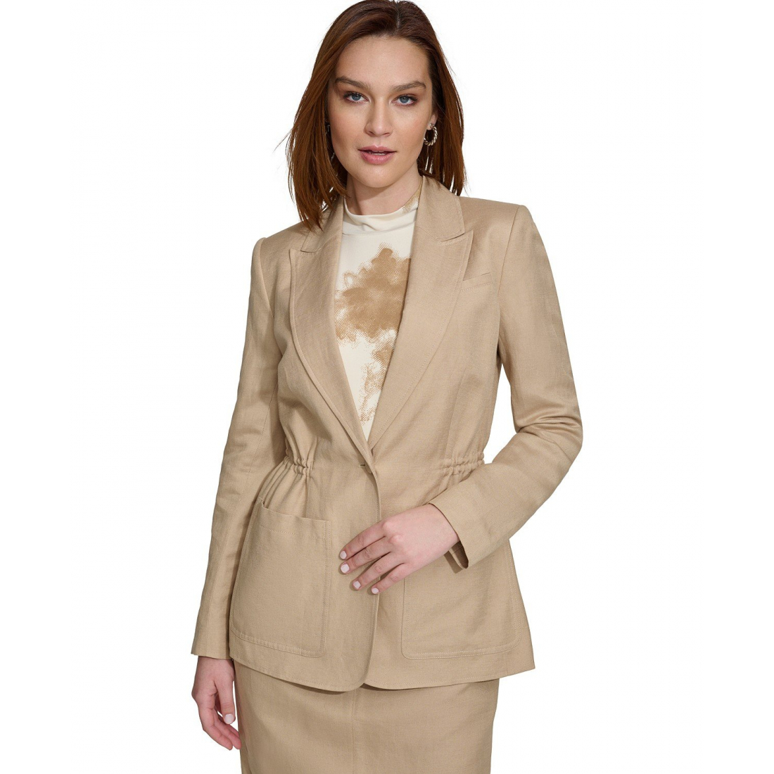 Blazer 'Cinch-Waist' pour Femmes