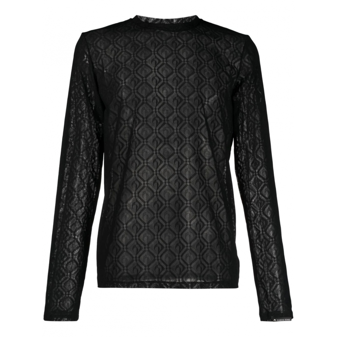 Men's 'Moonagram Flocked' Long Sleeve top