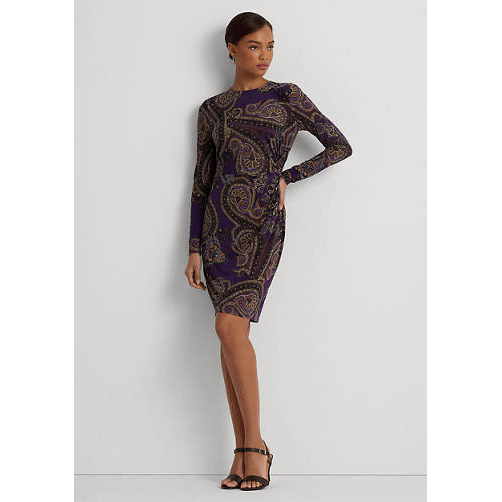 Robe mini 'Paisley Twist-Front Stretch' pour Femmes