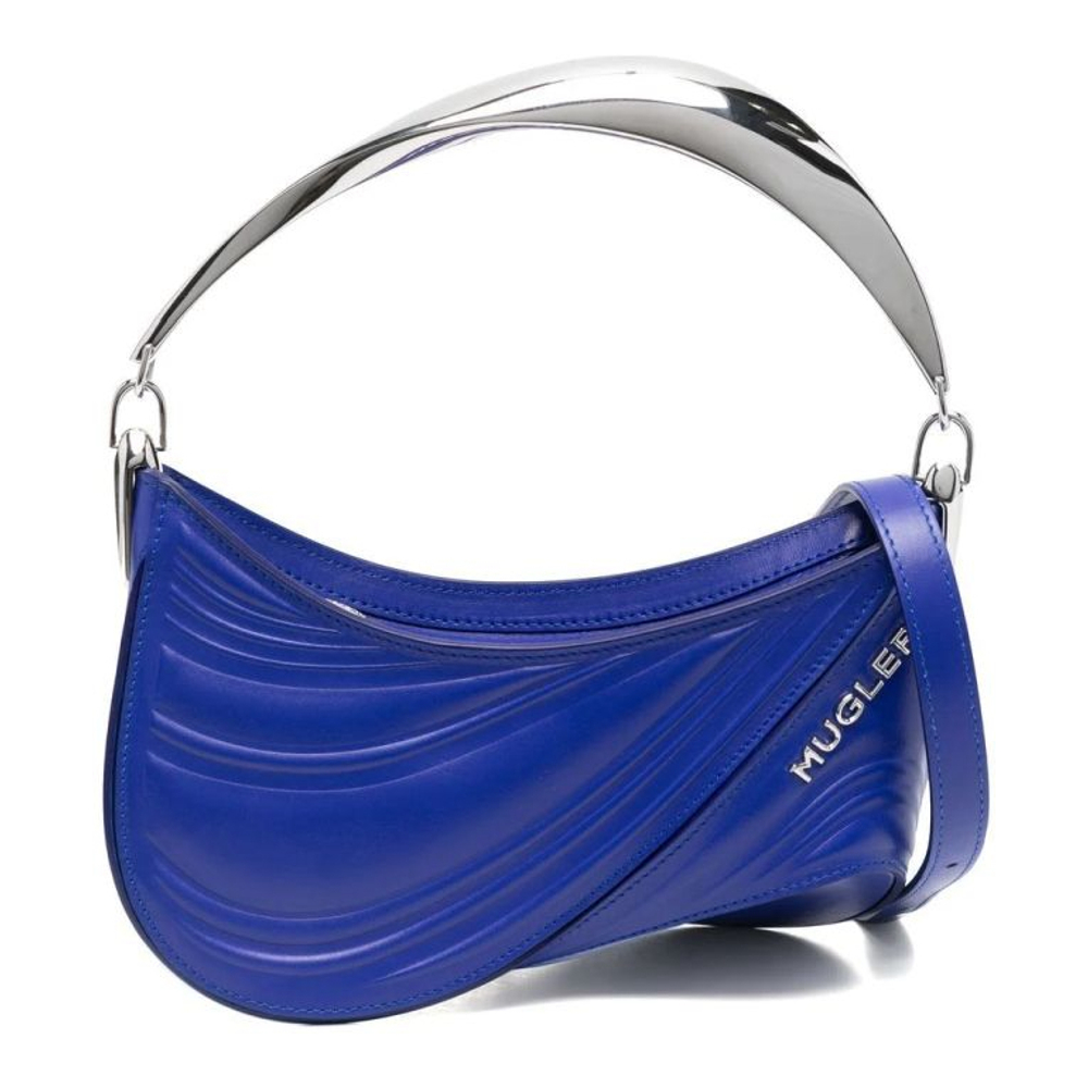 Women's 'Small Spiral Curve 01 Embossed' Top Handle Bag