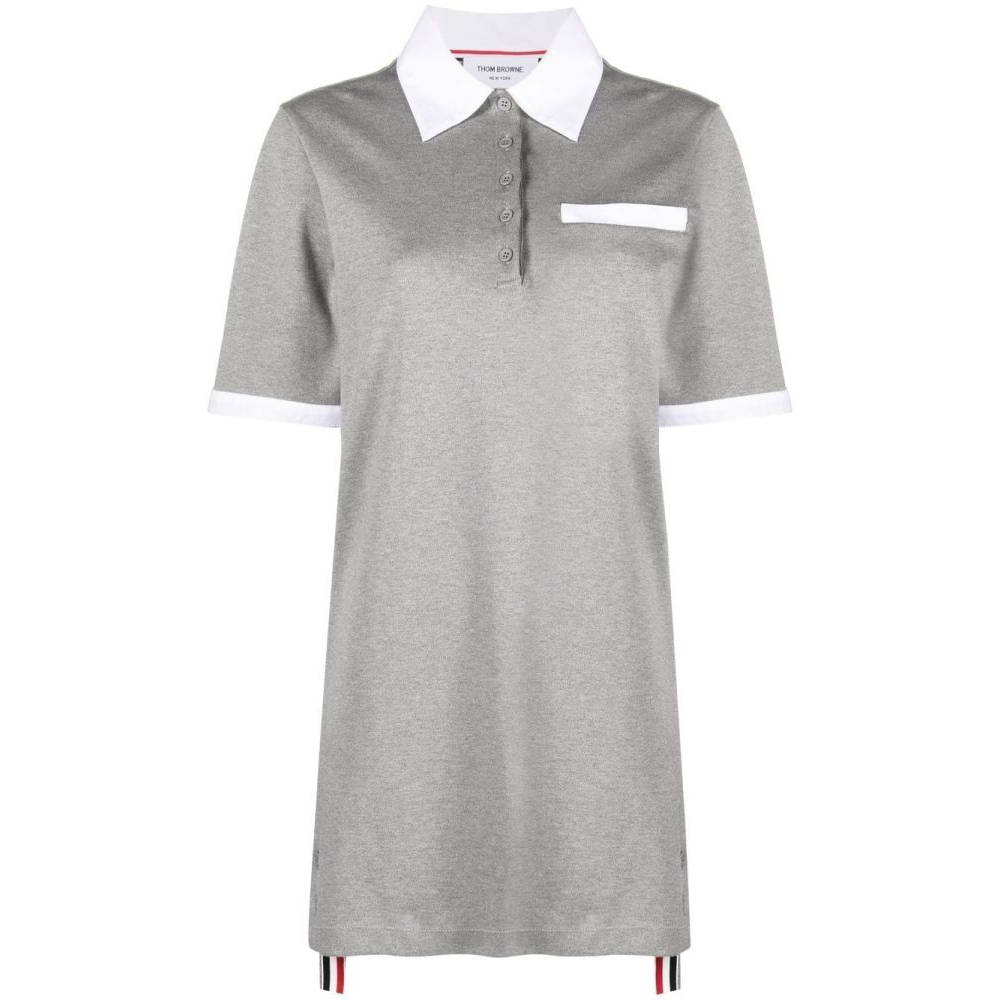 Women's 'Contrasting-Trim Detail' Polo Dress