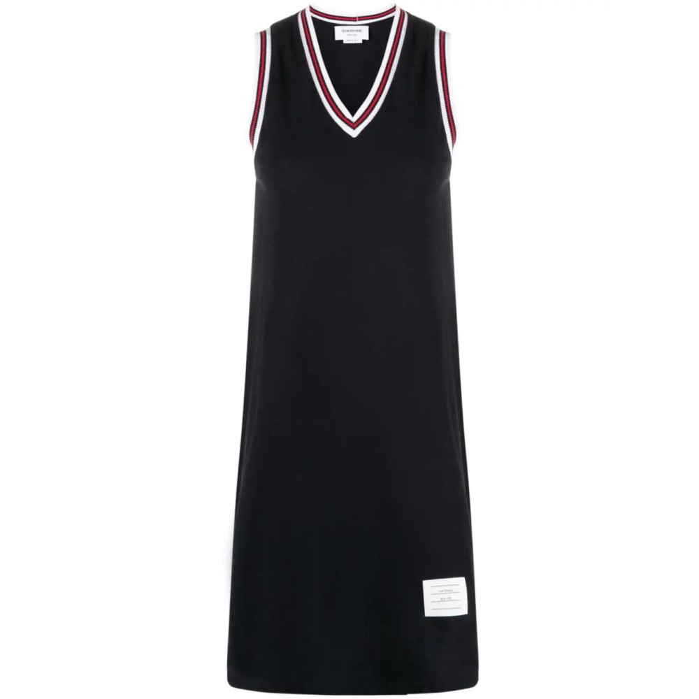 Women's 'Rwb-Stripe Piqué Tennis' Mini Dress