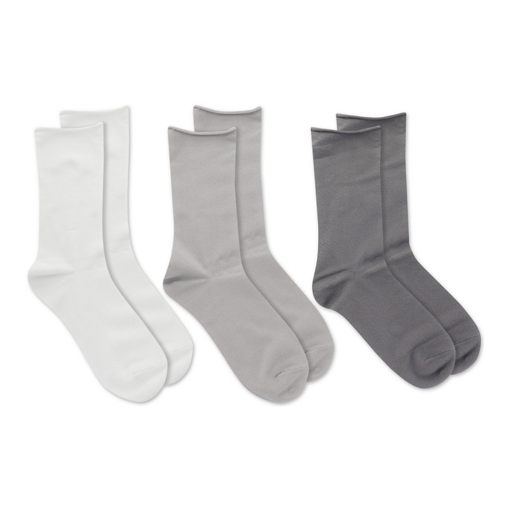 Women's 'Super Soft Roll-Top' Socks - 3 Pairs