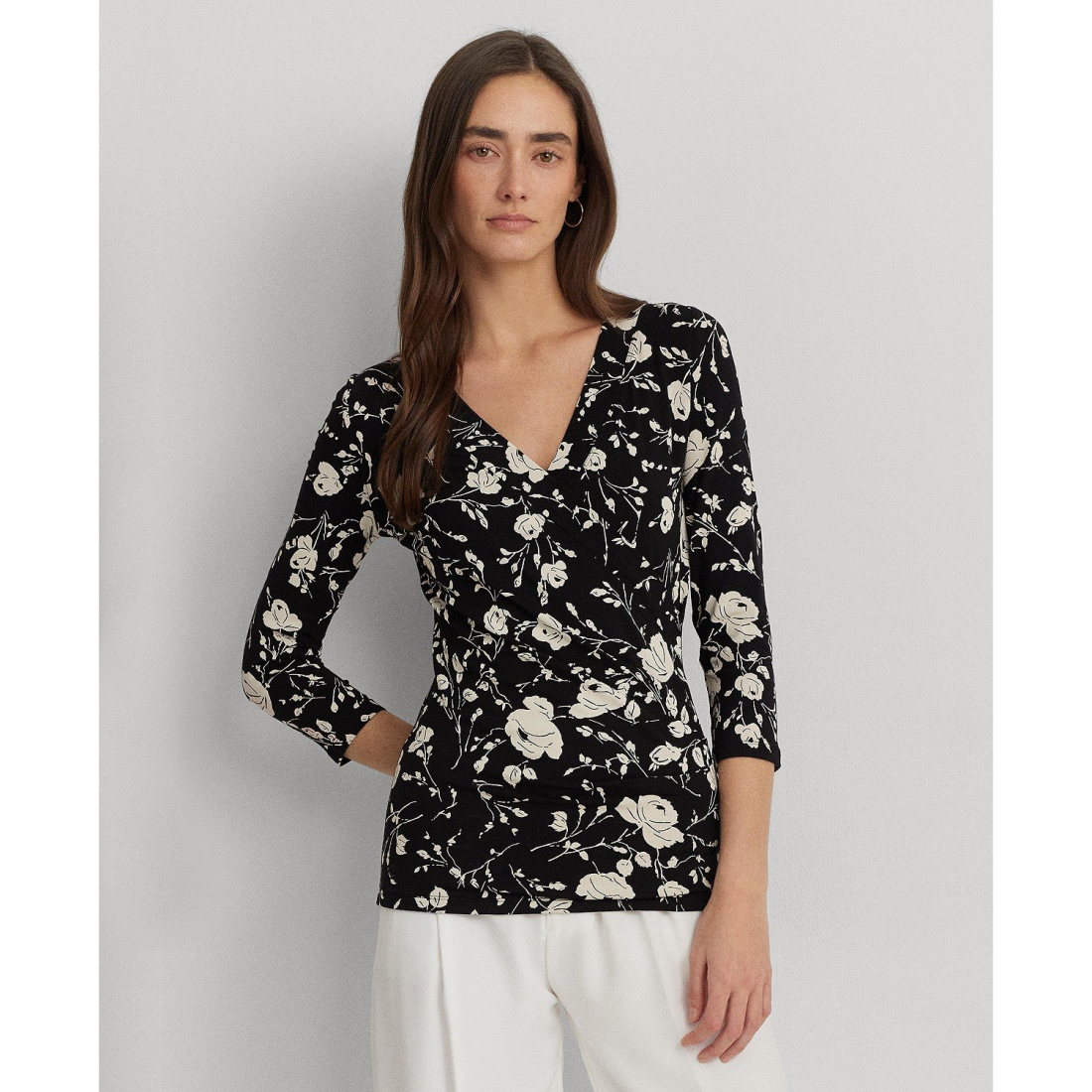 Wrap Top 'Floral' pour Femmes