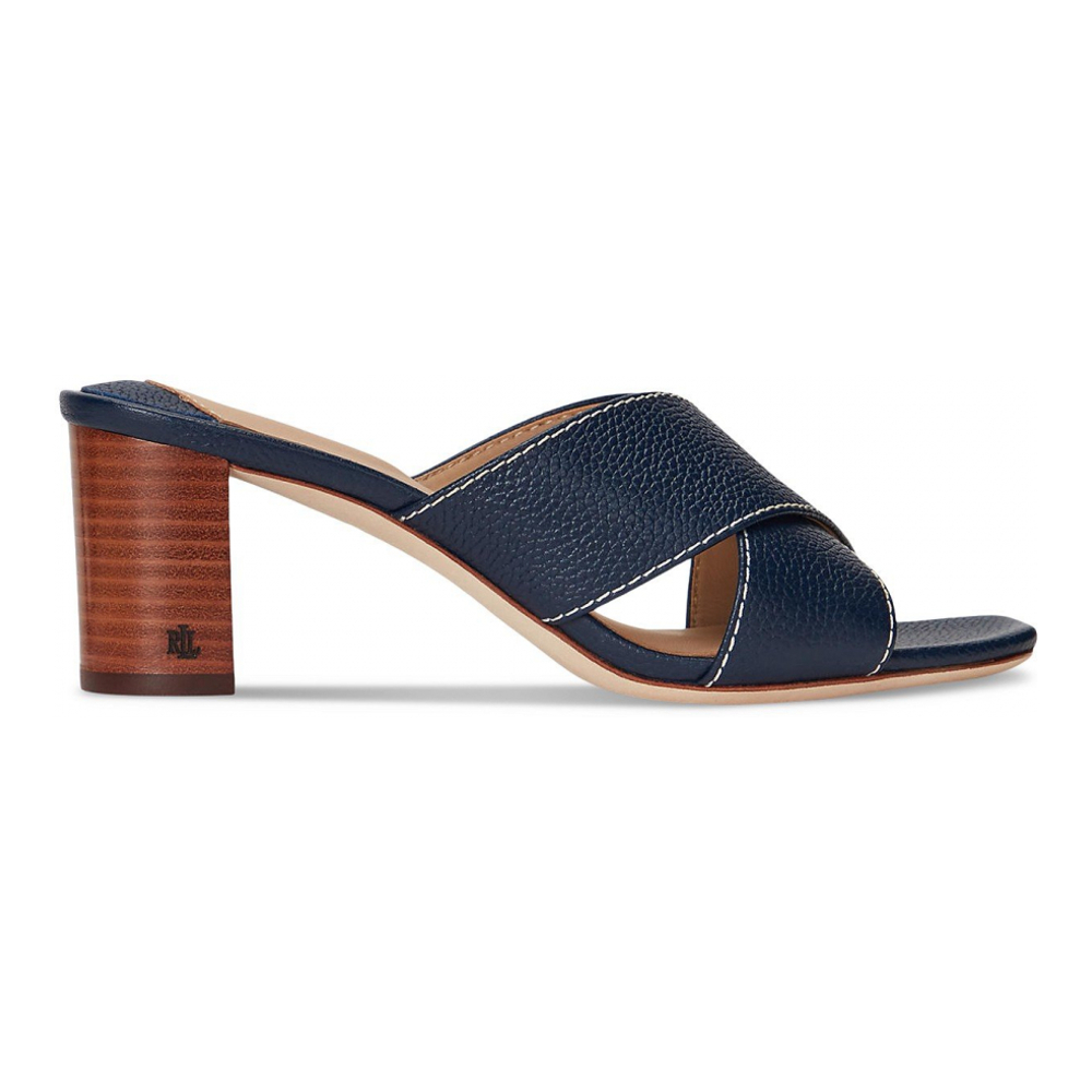 'Freddi Slip-On Crisscross Mid' Sandalen mit Absatz für Damen