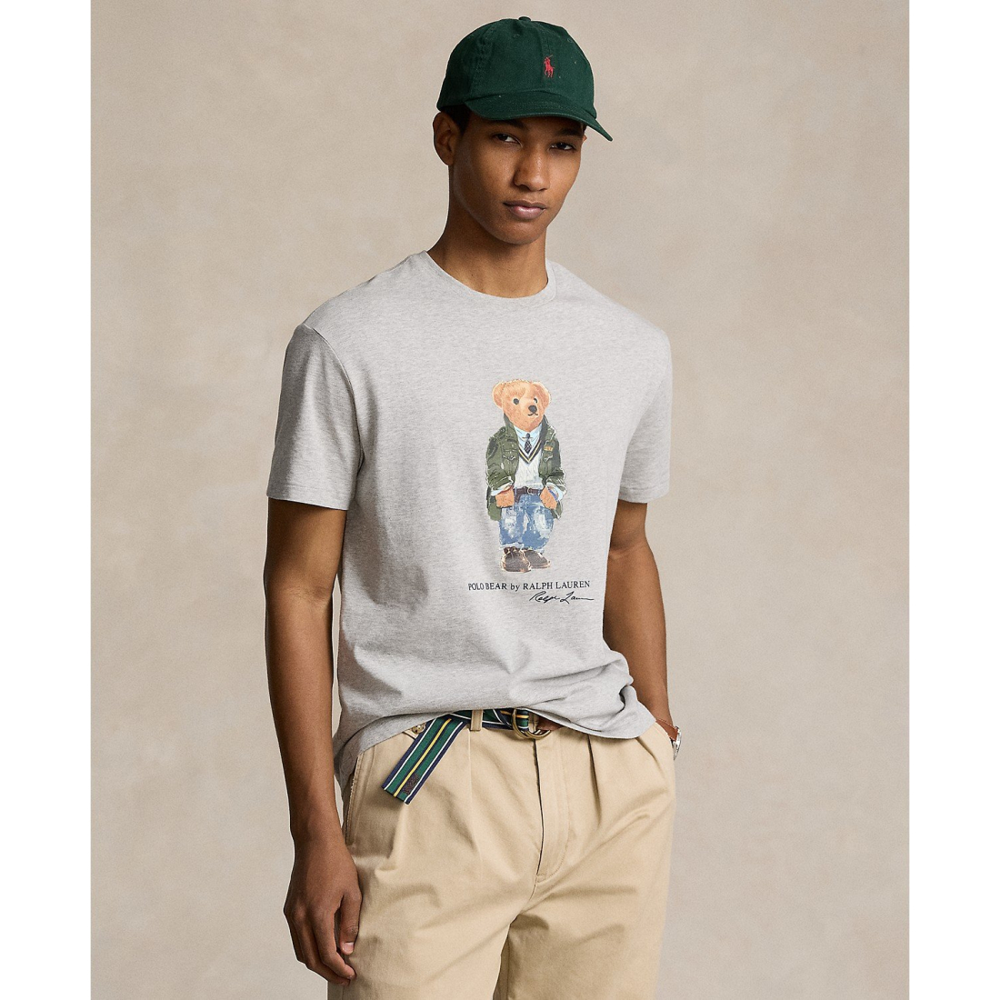 T-shirt 'Classic-Fit Polo Bear' pour Hommes