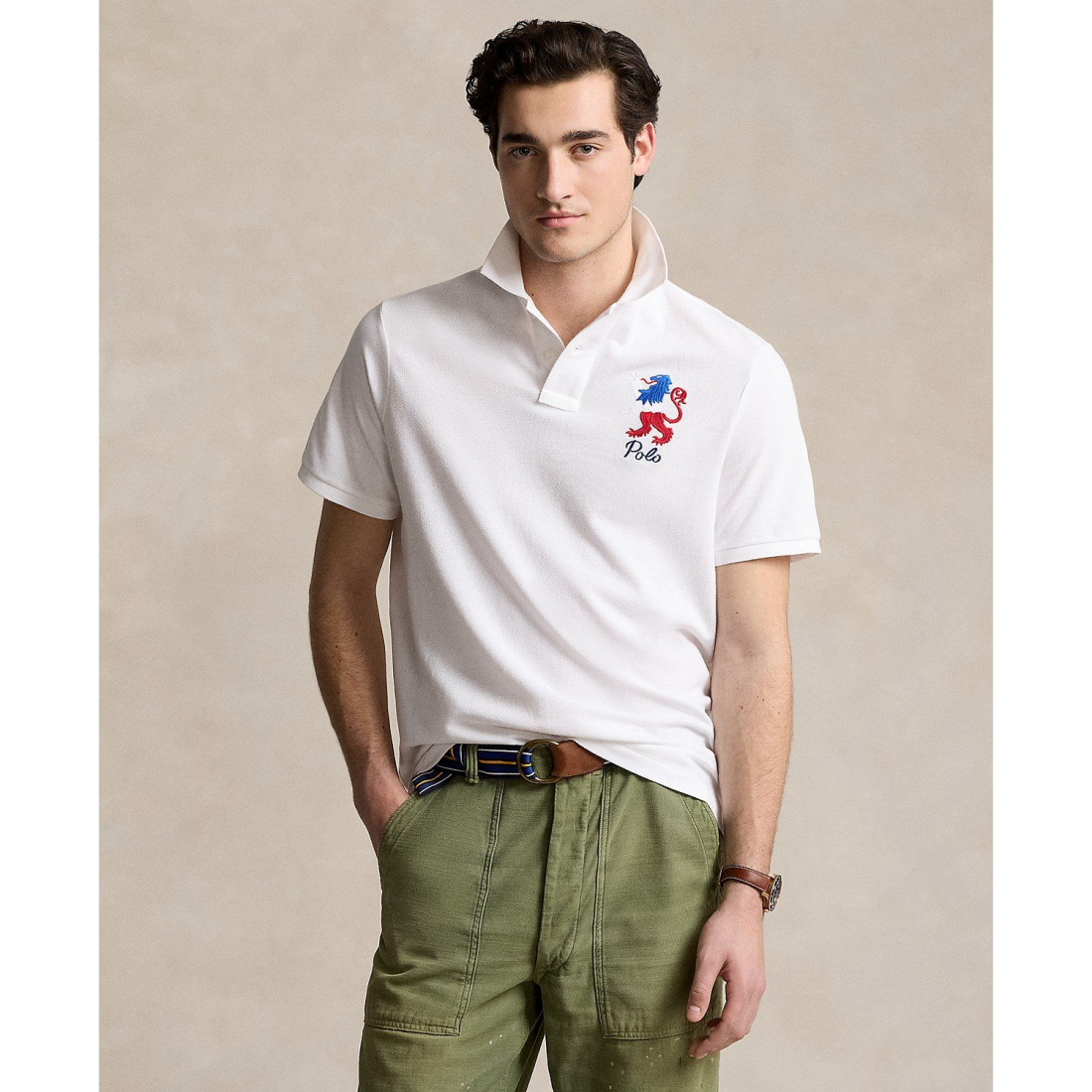 Polo 'Classic-Fit Embroidered' pour Hommes