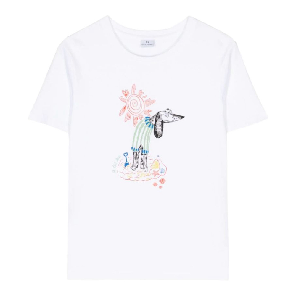 'Illustration-Style' T-Shirt für Damen