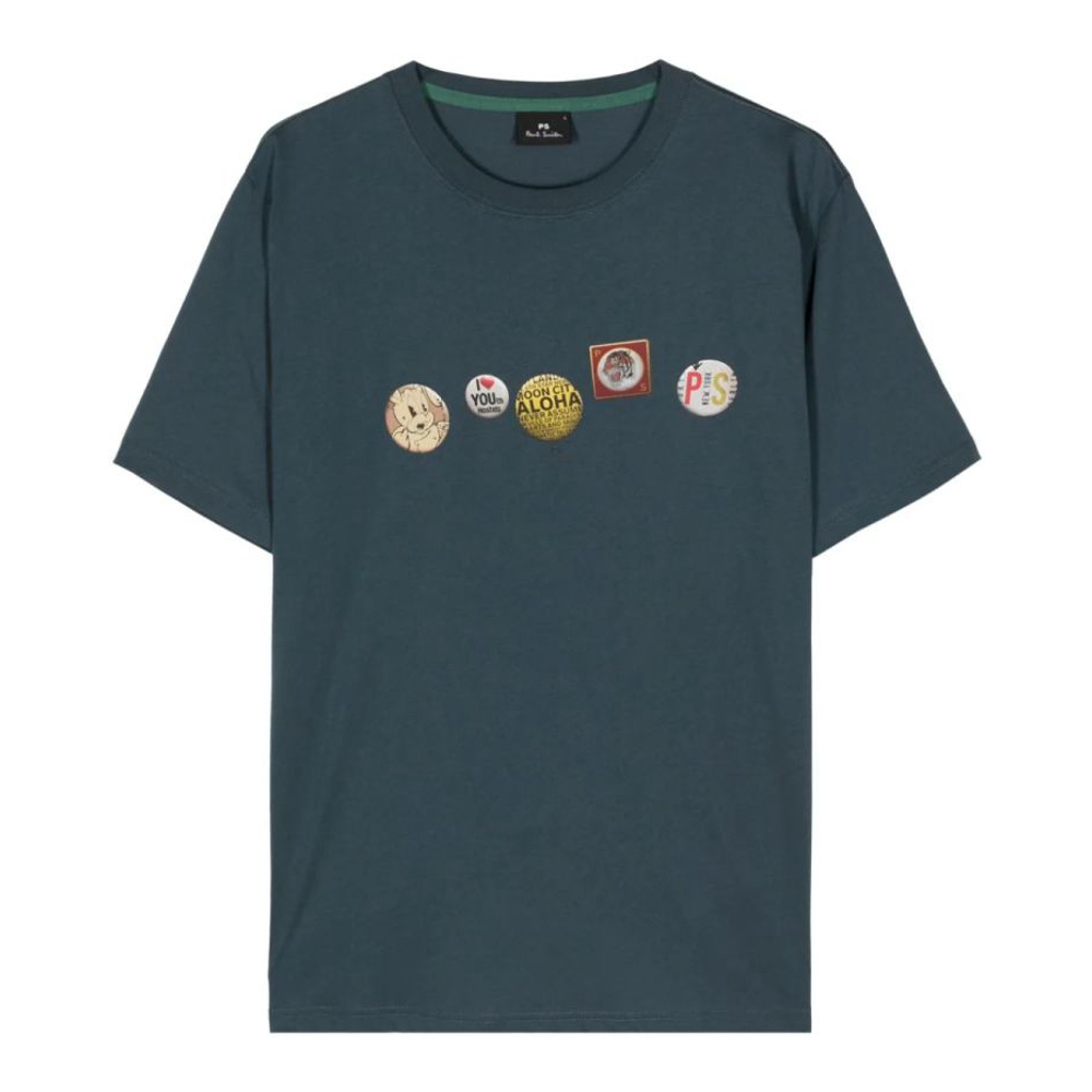 'Badges' T-Shirt für Herren