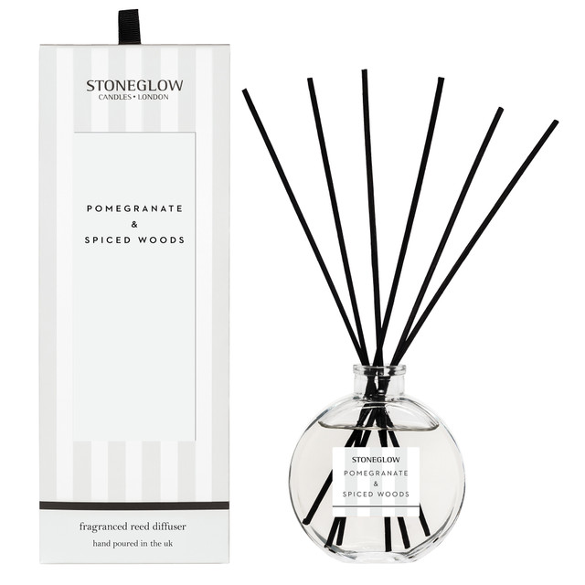 'Pomegranate & Spiced Woods' Reed Diffuser - 120 ml