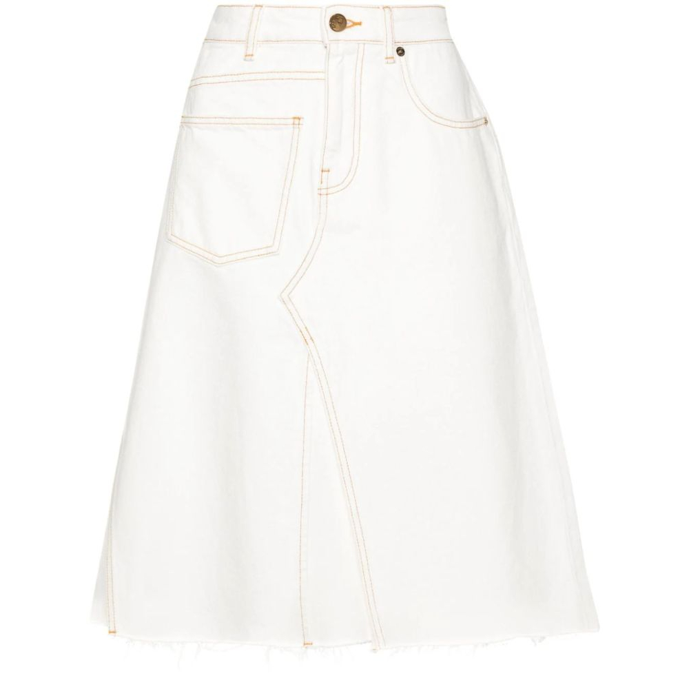 Women's 'Deconstructed' Denim Skirt