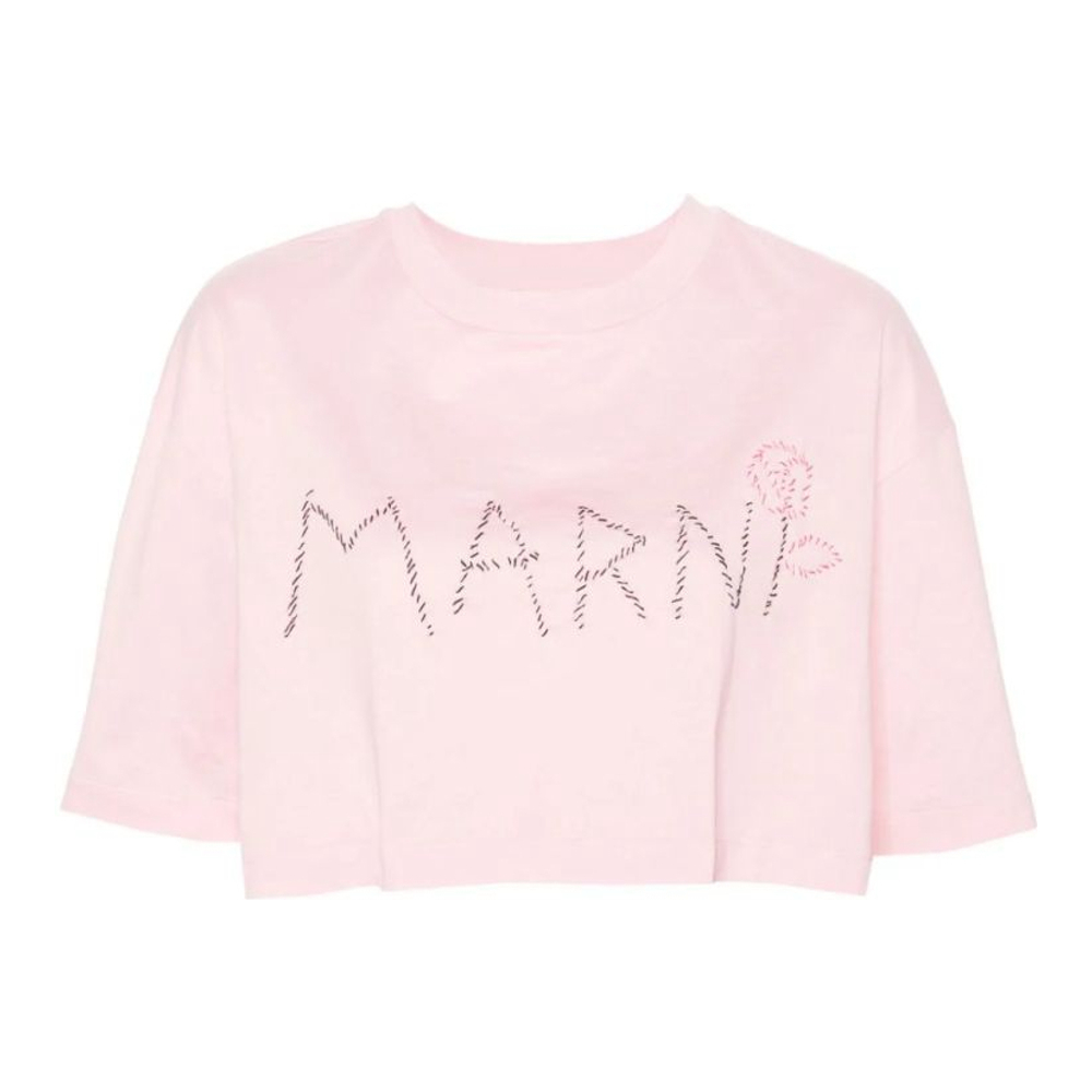 Women's 'Logo-Embroidered' T-Shirt