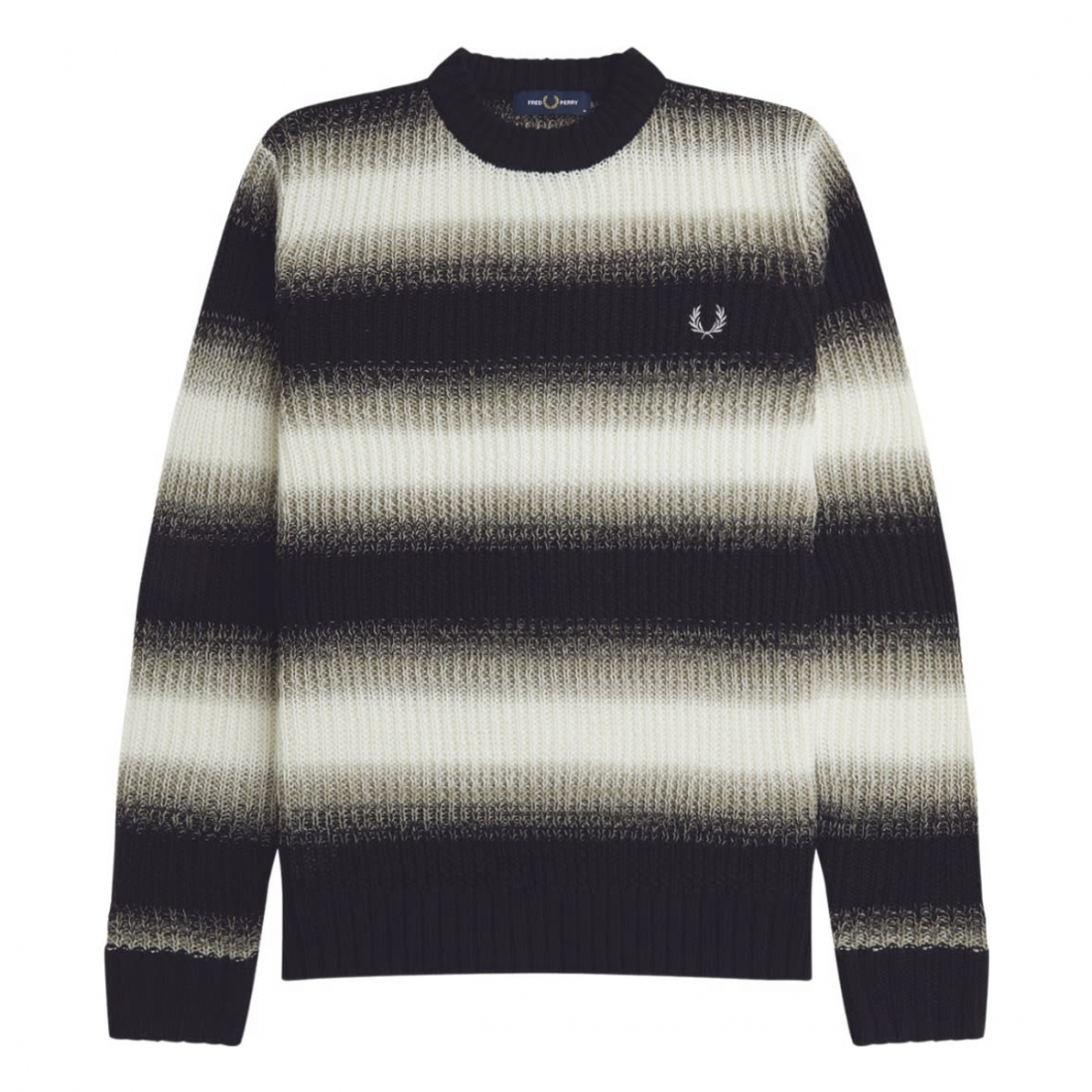 'Striped Open Knit' Pullover für Herren
