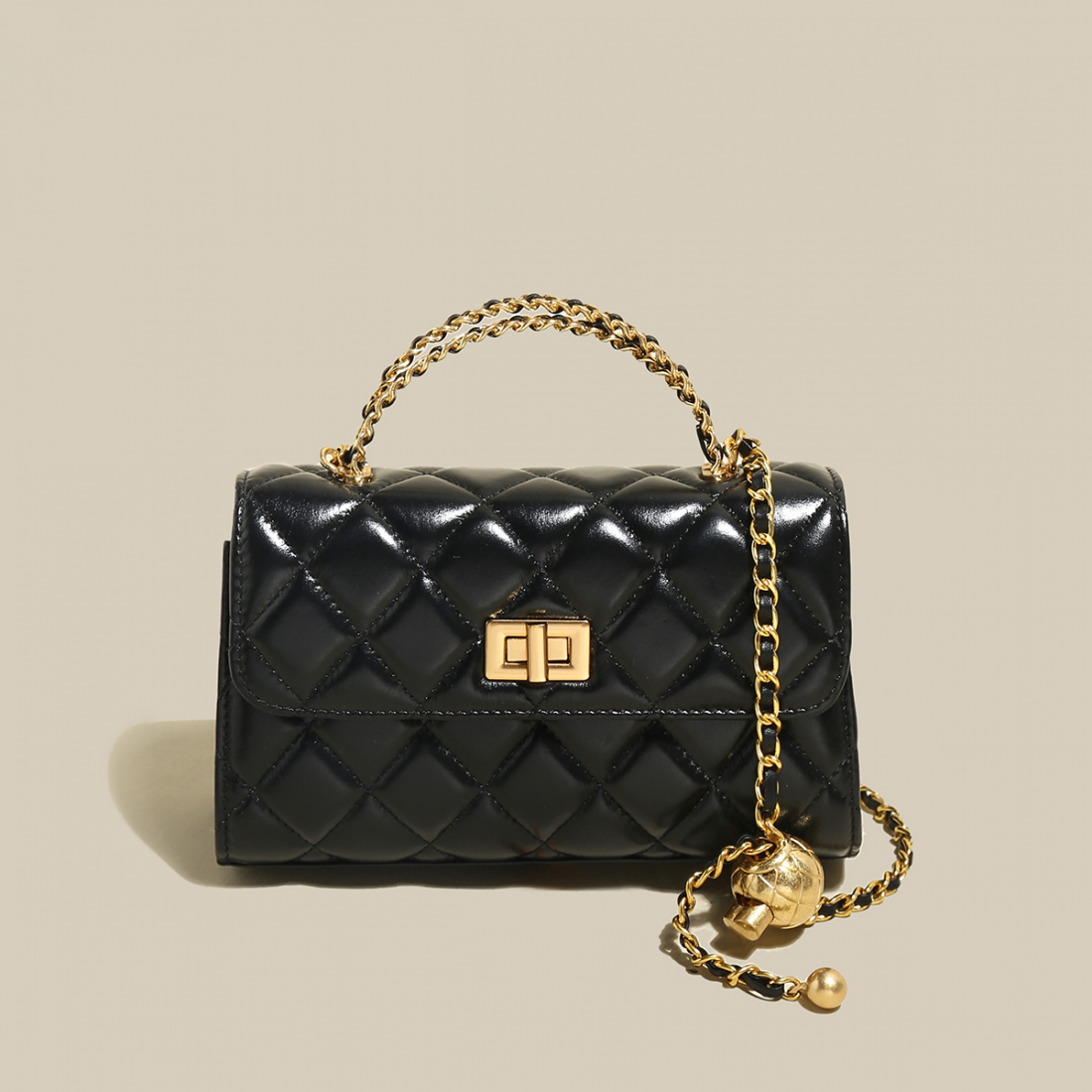 Women's 'Mini Quilted Chain Strap' Shoulder Bag