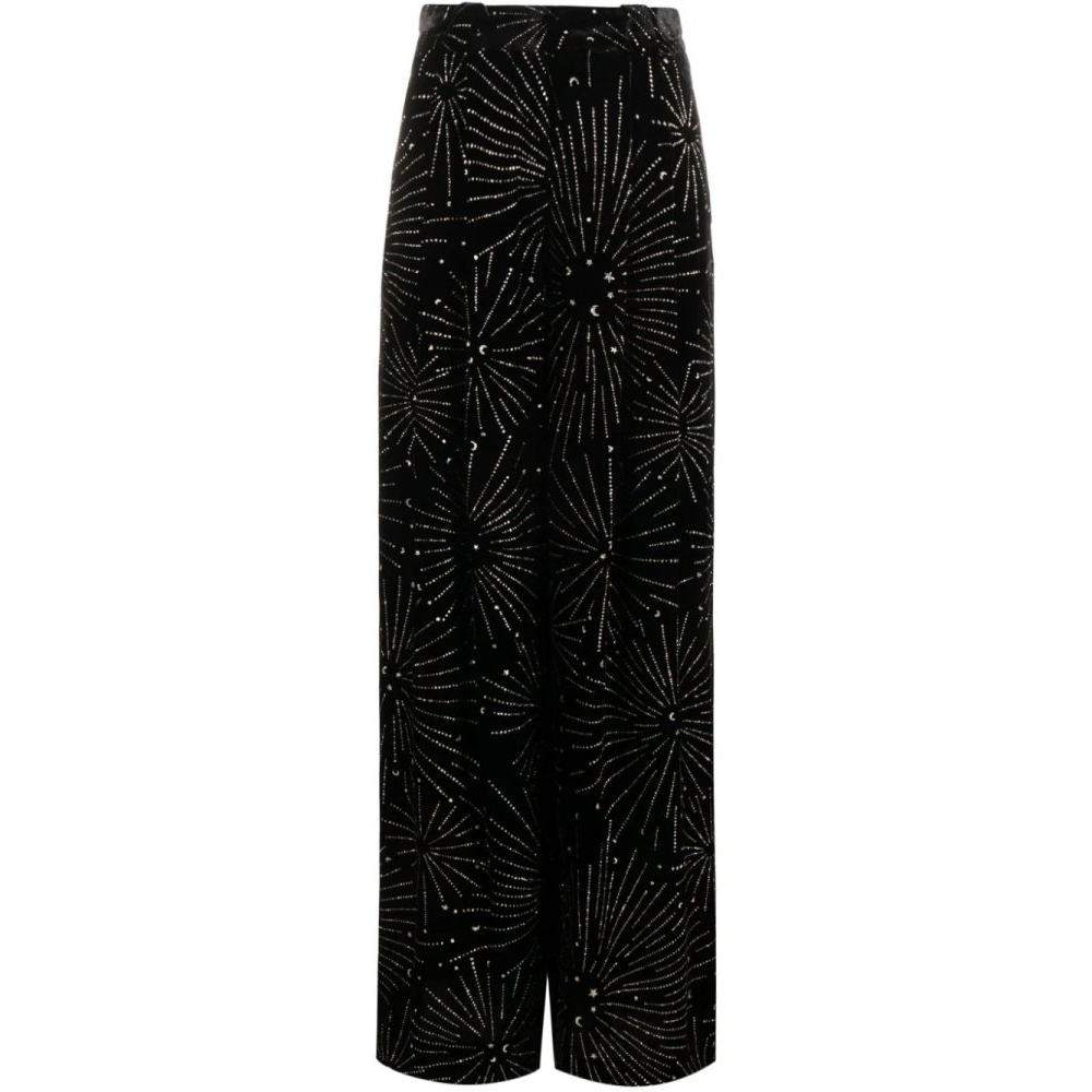 Women's 'Crystal-Embellished' Palazzo Trousers