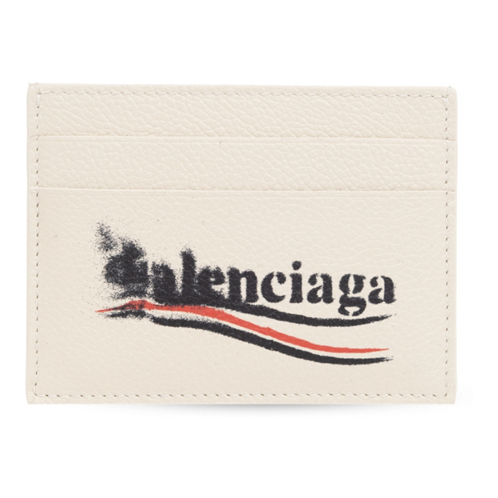 Men's 'Smudged Logo' Card Holder