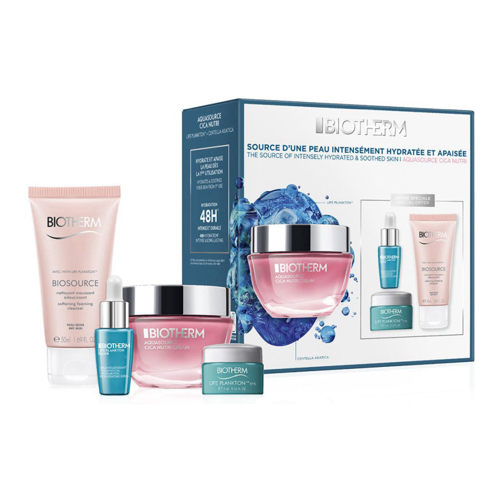 Coffret de soins de la peau 'Aquasource Cica Routine' - 4 Pièces