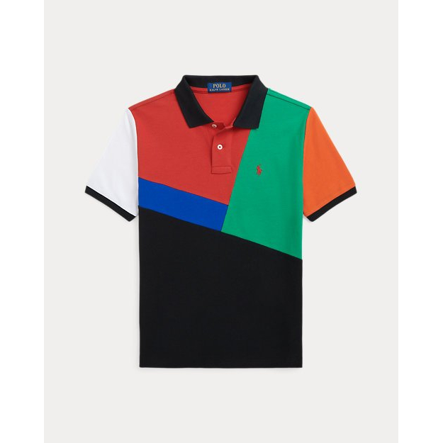 Big Boy's 'Color-Blocked' Polo Shirt