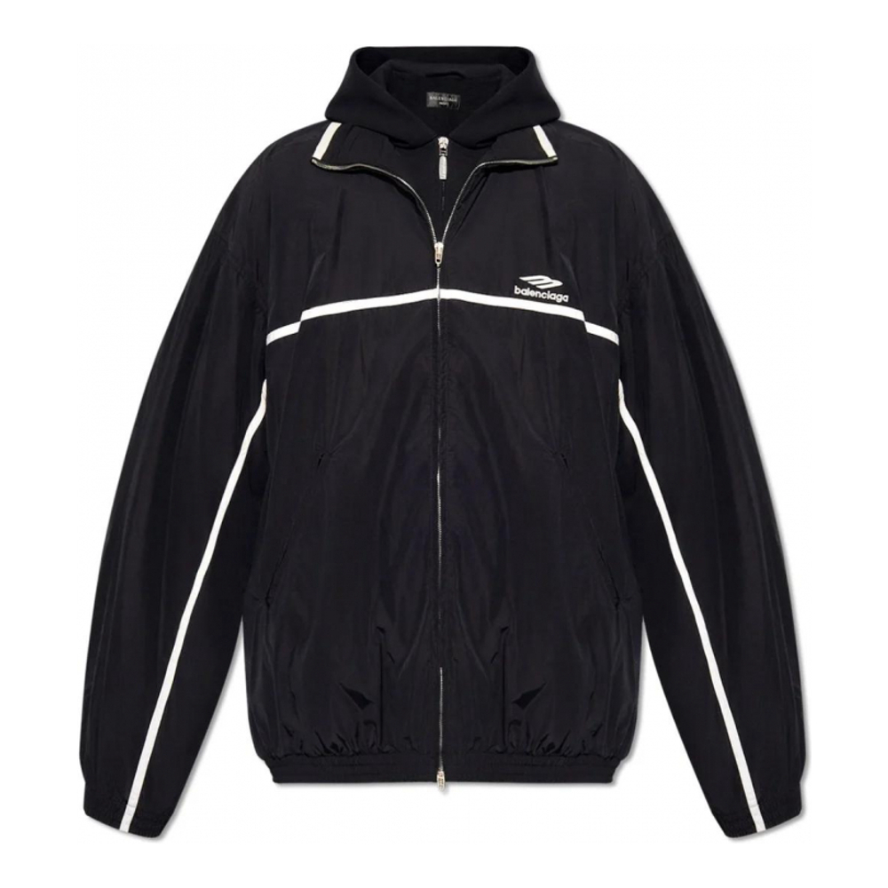 Veste 'Logo Embroidered Zip-Up' pour Hommes