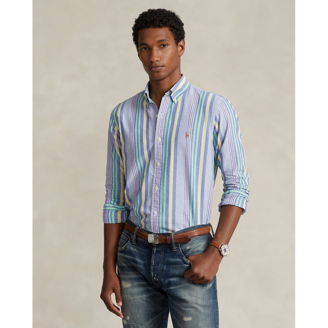 Chemise 'Classic Fit Striped Oxford' pour Hommes