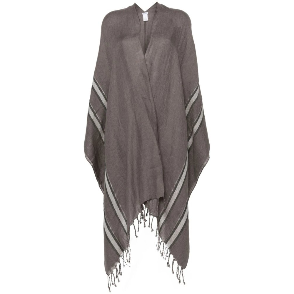 'Fringed' Cape-Poncho für Damen