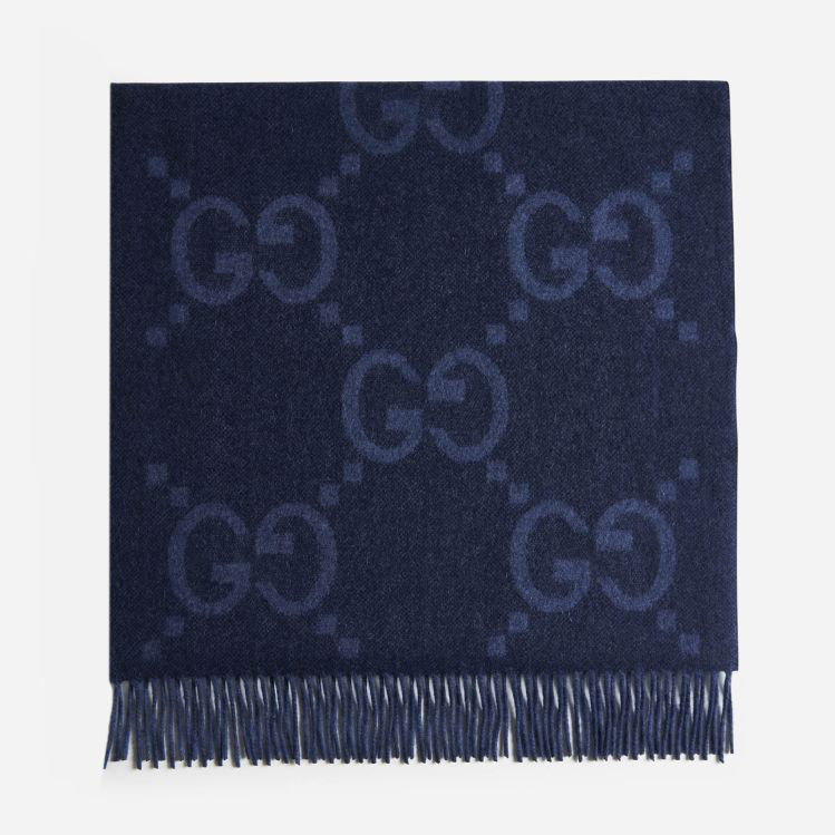 Écharpe en laine 'GG Motif' pour Hommes