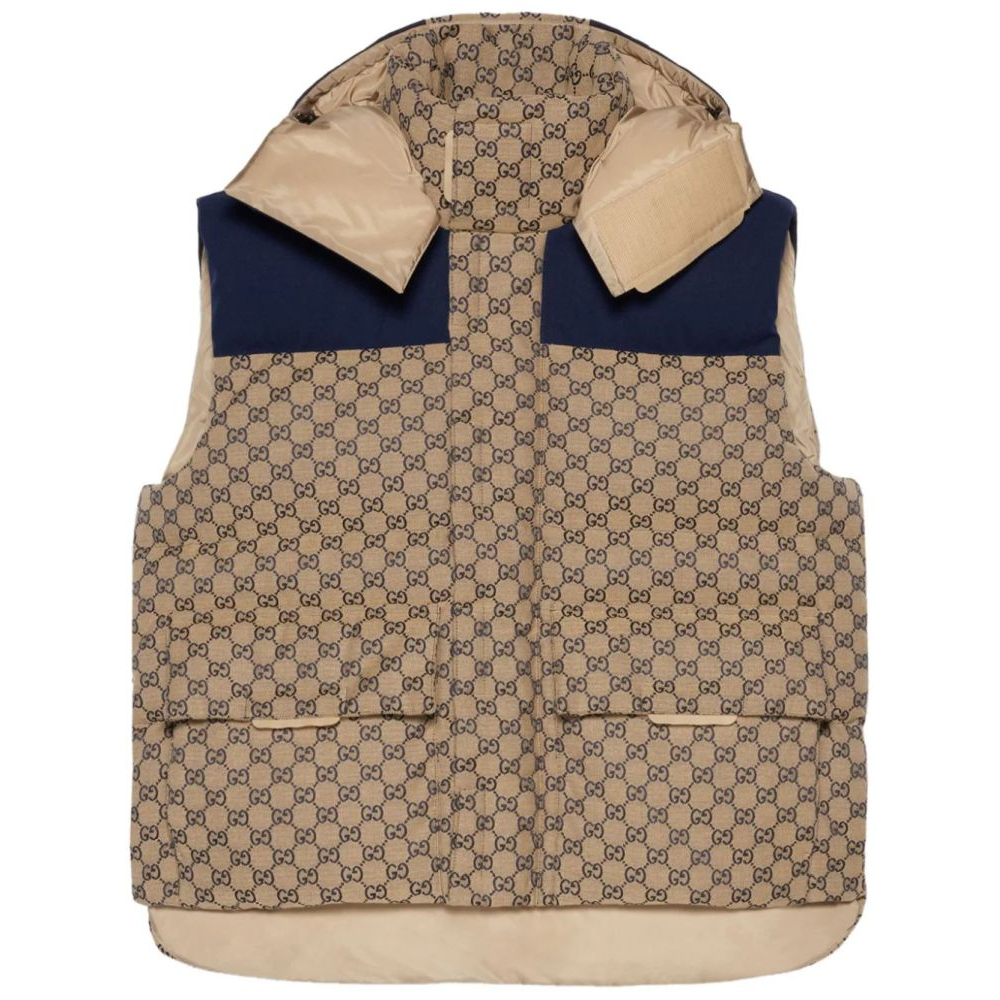 Men's 'Gg Supreme Hooded' Vest