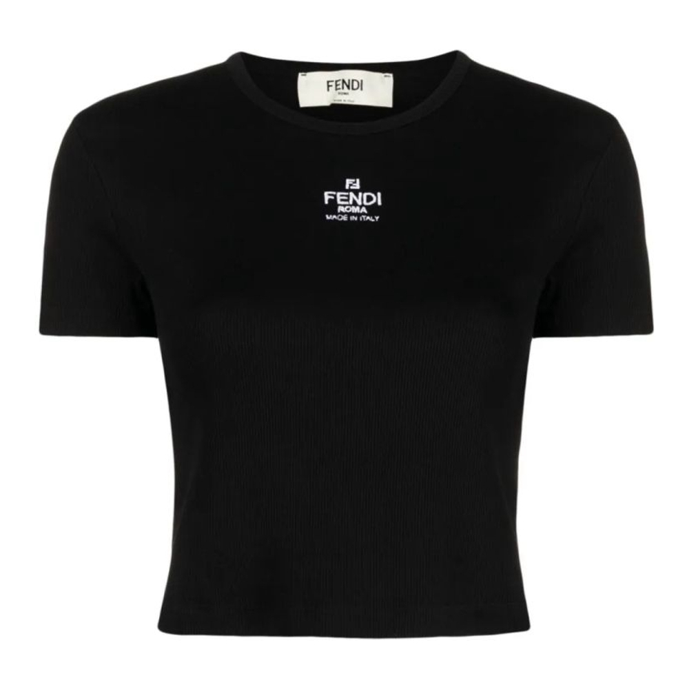 Women's 'Logo-Embroidered' T-Shirt