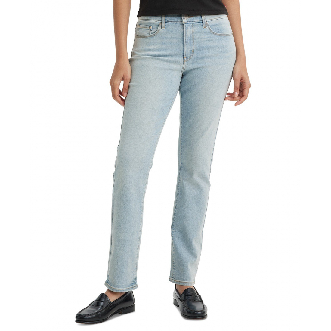 Jeans 'Classic Mid Rise Straight-Leg' pour Femmes