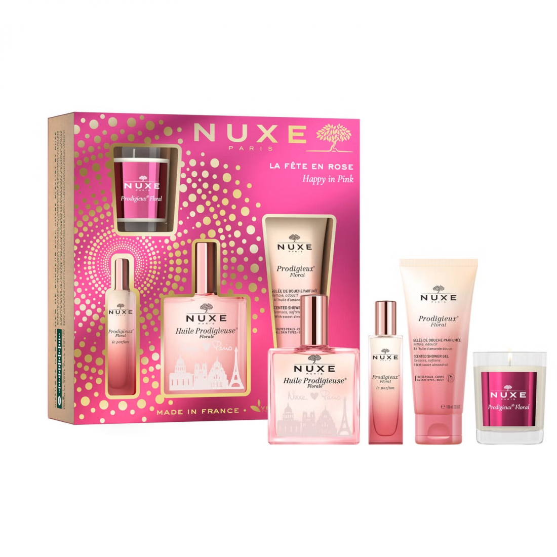 'La Fête en Rose' Geschenk-Set - 4 Stücke