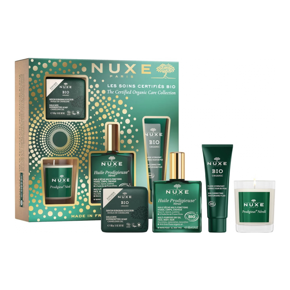 Coffret de soins de la peau 'Les Soins Certifiés Bio Neroli' - 4 Pièces