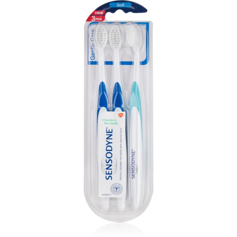 'Gentle Care Soft' Toothbrush - 3 Pieces