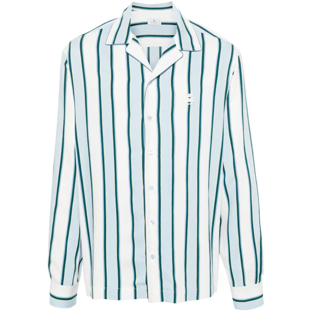 Chemise 'Camp-Collar Striped' pour Hommes