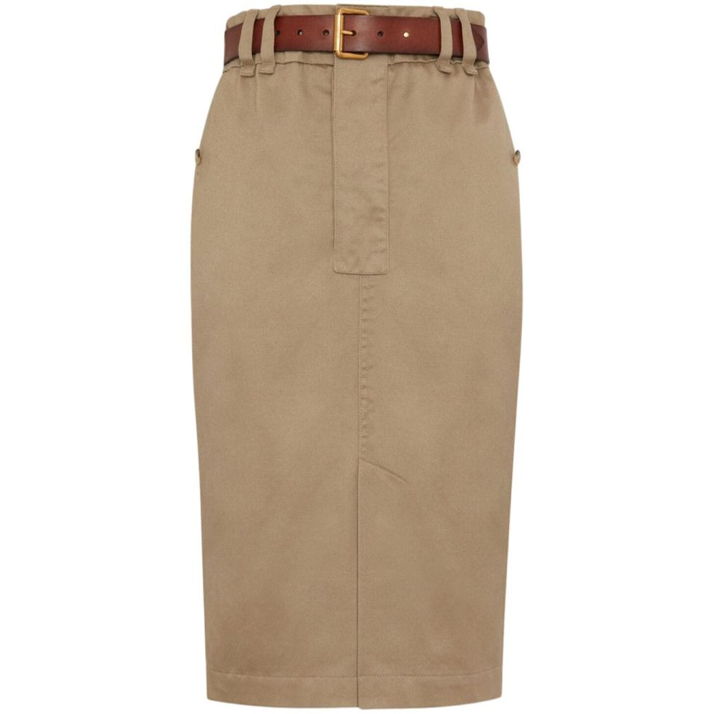 Women's 'Belted Gabardine' Pencil skirt