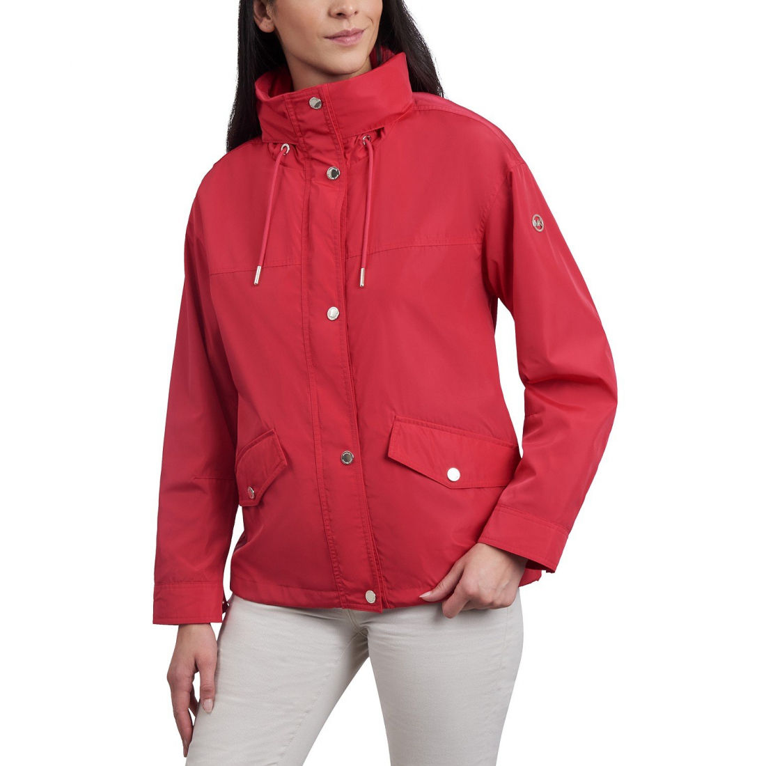 Imperméable 'Cinched-Waist Bomber' pour Femmes