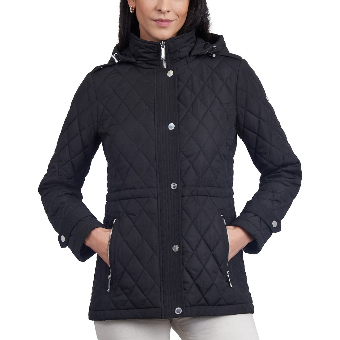 Women's 'Quilted Hooded' Anorak