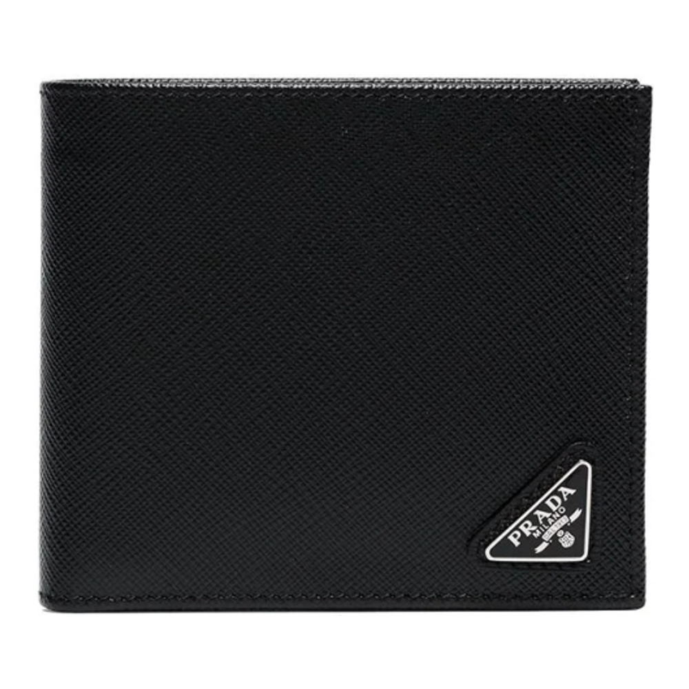 Men's 'Triangle-Logo Bifold' Wallet