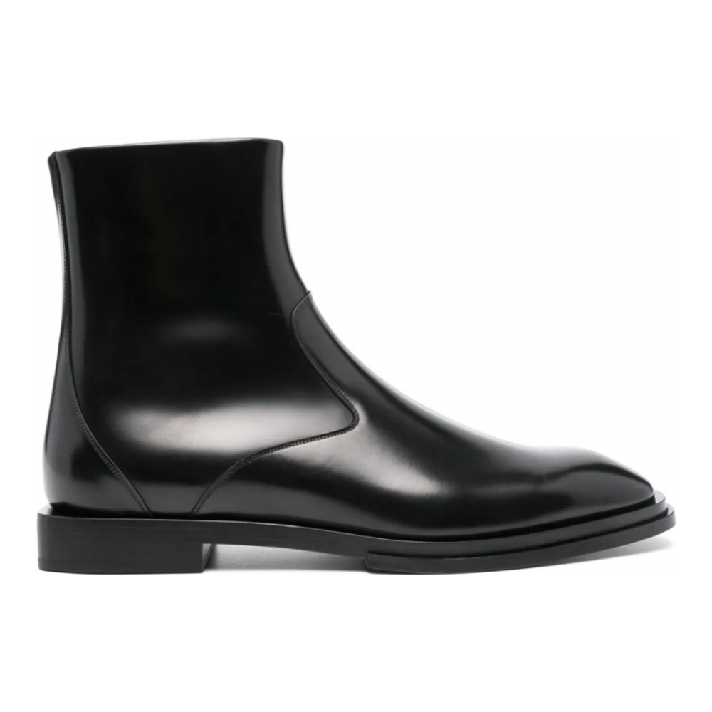 Men's 'Metal-Trim' Ankle Boots