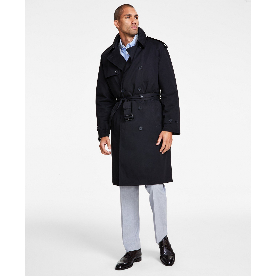 Men's 'Classic-Fit' Trench Coat