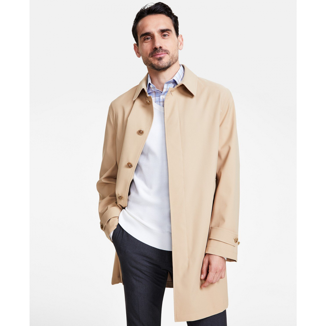 Men's 'Classic-Fit' Raincoat