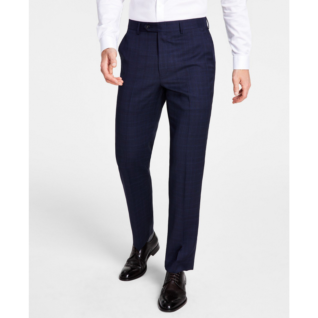 Men's 'Classic-Fit Stretch' Suit Trousers