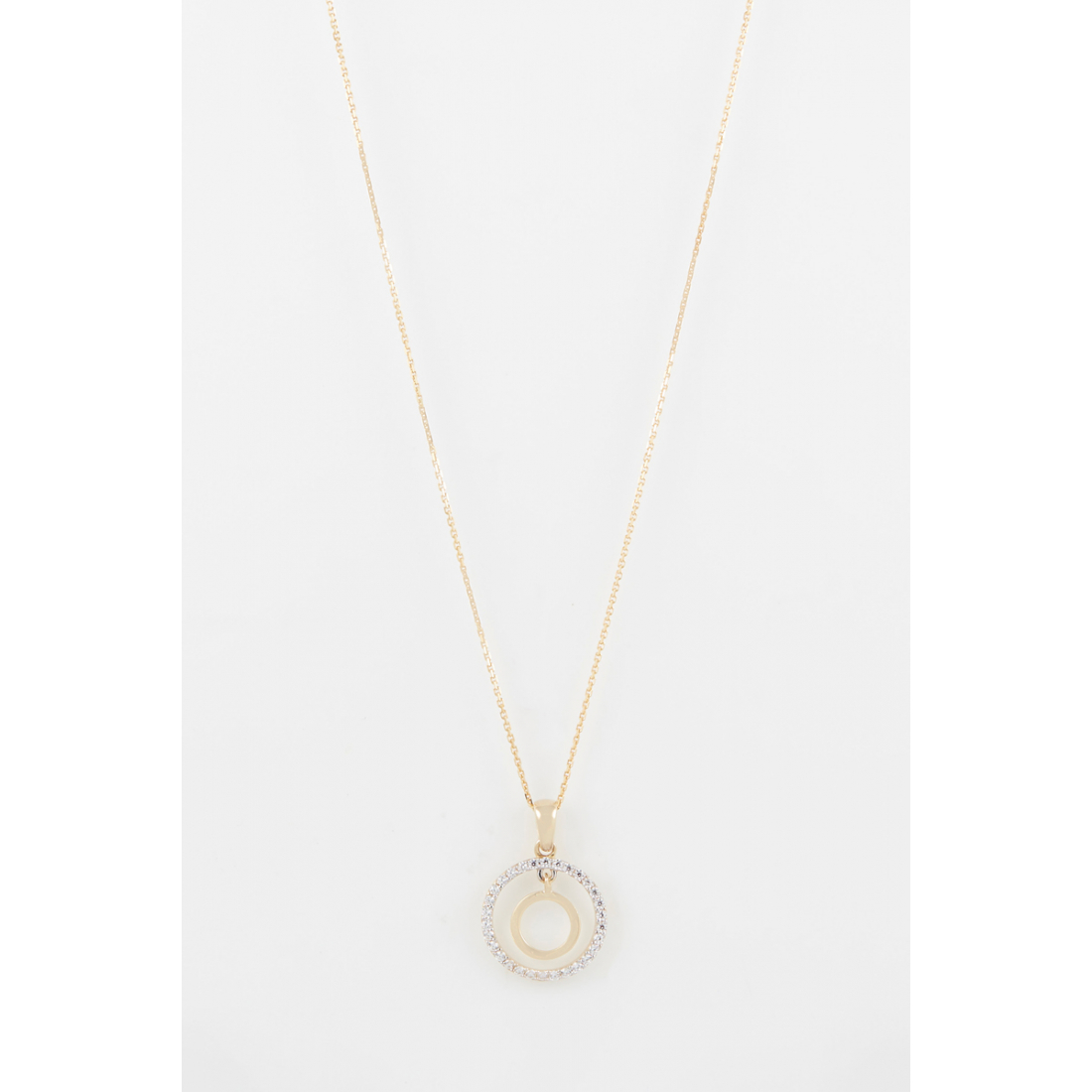 Pendentif 'Rond Duo' pour Femmes