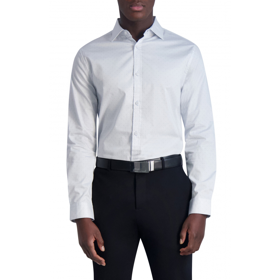 Men's 'Dobby Polka Dot Slim Fit Dress Shirt'